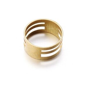 シンプル真鍮製丸カンリング オープン・クローズ兼用 丸カン開閉指輪 DIY アクセサリー専用工具