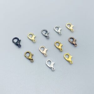 DIY アクセサリーパーツ 亜鉛合金メッキロブスタークラスプ ネックレス・ブレスレット留め金 延長チェーン留め具